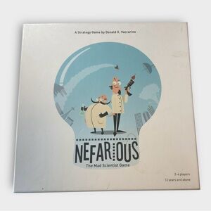 Nefarious The Mad Scientist Board Game